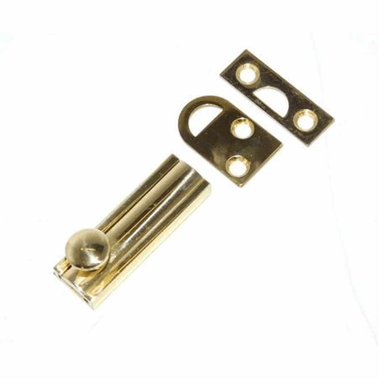 Don-Jo SB-12605 SB-126 5/8" x 12" Surface Slide Bolt Bright Brass