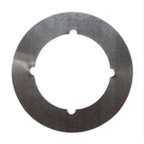 Don-Jo SP13532D SP1353 3-1/2" Scar Plate with 2-1/8" Hole and Through Bolt Knotches Satin Stainless Steel