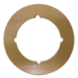 Don-Jo SP135612 SP1353 3-1/2" Scar Plate with 2-1/8" Hole and Through Bolt Knotches Satin Bronze