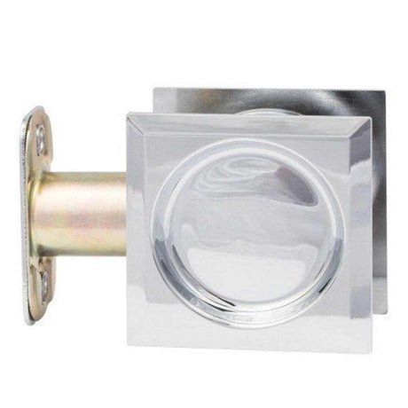 Sure-Loc DP-SQ01 26 polished chrome passage pocket door pull