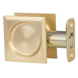 Sure-Loc DP-SQ01 SB satin brass passage pocket door pull