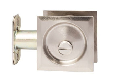 Sure-Loc Hardware DP-SQ02 15 privacy pocket door pull in satin nickel, additional view