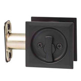 Sure-Loc DP-SQ02 FBL flat black privacy pocket door pull