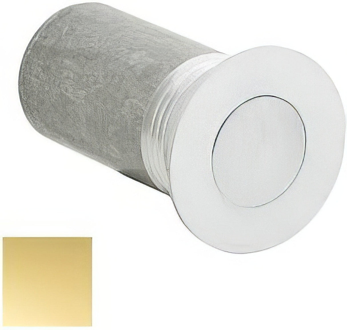 Ives DP13 polished brass threshold dust proof strike
