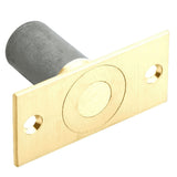 Ives DP23 polished brass threshold dust proof strike