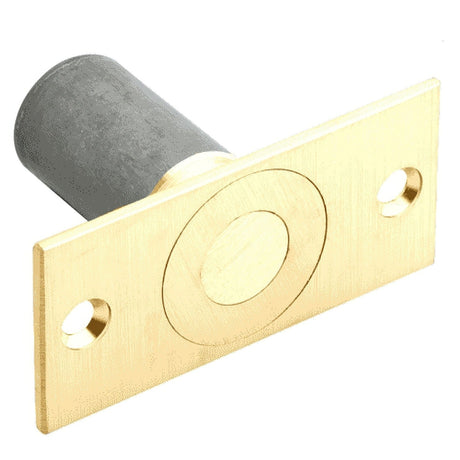 Ives DP23 threshold dust proof strike in satin stainless, additional view
