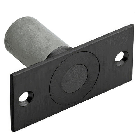 Ives DP2BLK threshold dust proof strike in satin stainless, additional view