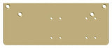Deltana DP4041P-GOLD gold door closer drop plate