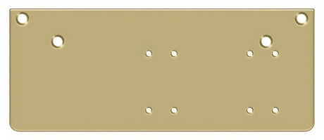 Deltana DP4041P-GOLD gold door closer drop plate