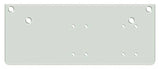 Deltana DP4041P-WHITE white door closer drop plate
