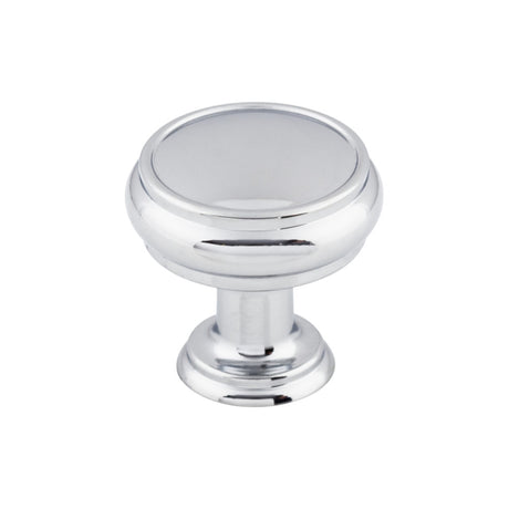 Top Knobs TK831PC Eden 1 3/16" Diameter Round Knob Polished Chrome