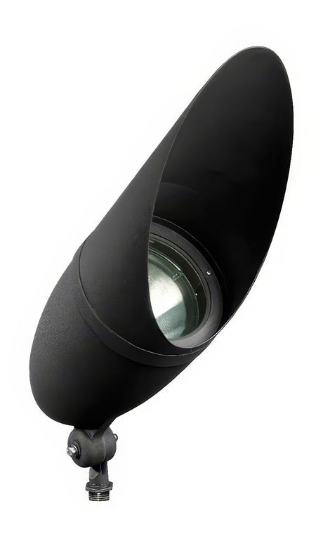 Dabmar Lighting DPR41-L25S-27K-B-HOOD black directional spotlight