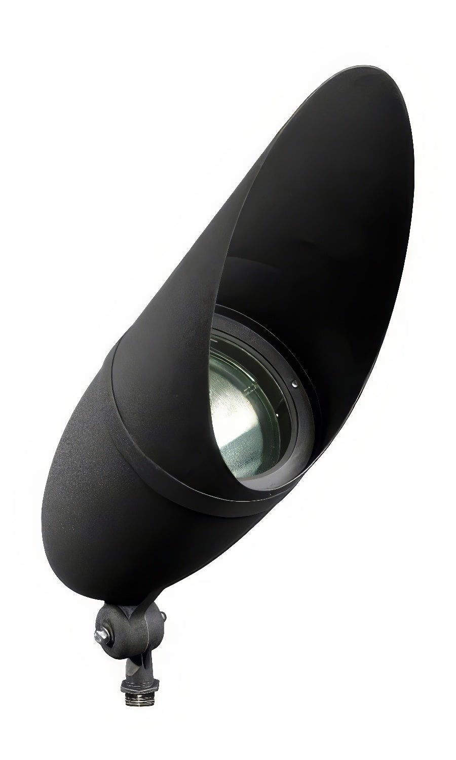 Dabmar Lighting DPR41-L25S-27K-B-HOOD black directional spotlight