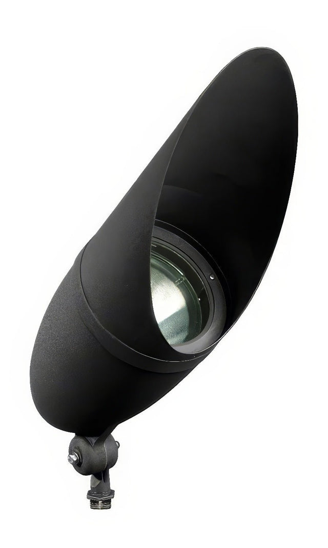 Dabmar Lighting DPR41-L25S-27K-B-HOOD black directional spotlight