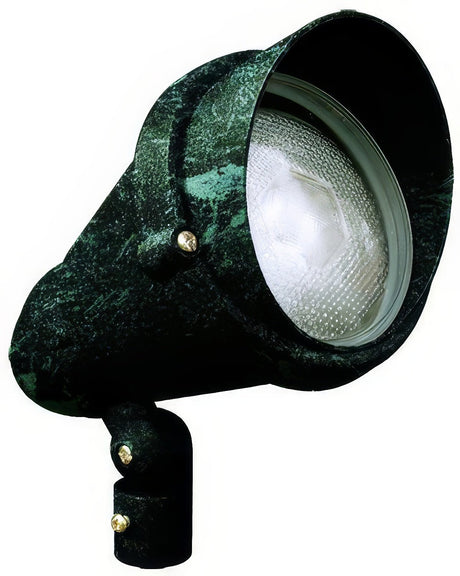 Dabmar Lighting DPR42-L25F-27K-VG-HOOD verde green directional spotlight
