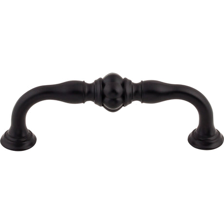 Top Knobs TK692BLK Allington 3 3/4" Center to Center Bar Pull Flat Black