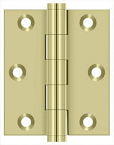 Deltana DSB3025U3-UNL unlacquered brass door hinge