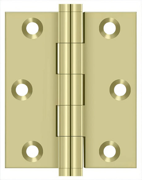 Deltana DSB3025U3-UNL unlacquered brass door hinge
