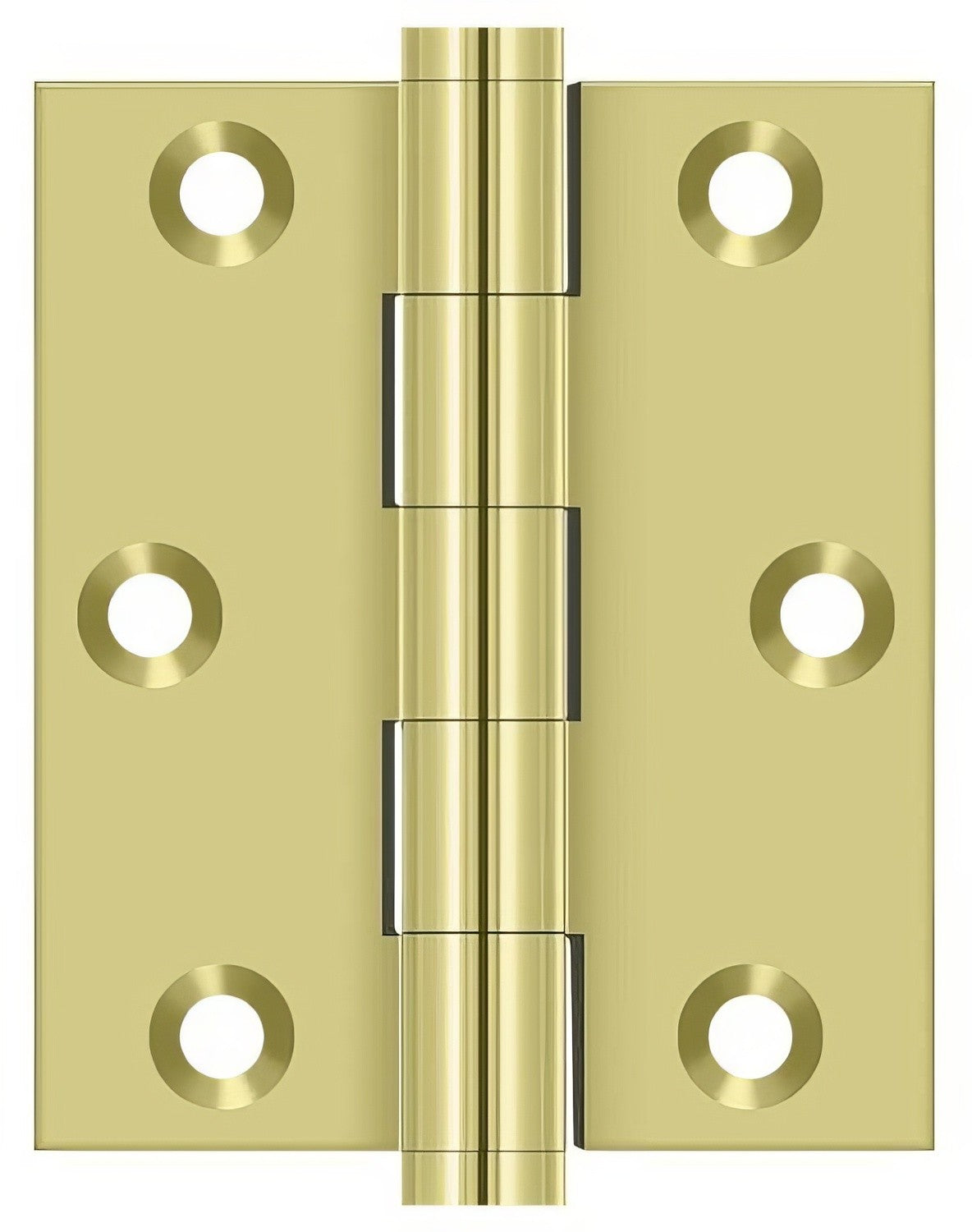 Deltana DSB3025U3 bright brass door hinge