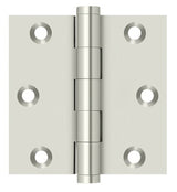 Deltana DSB314 polished nickel door hinge