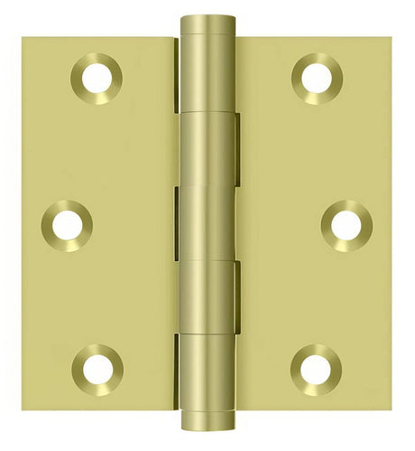 Deltana DSB33 polished brass door hinge
