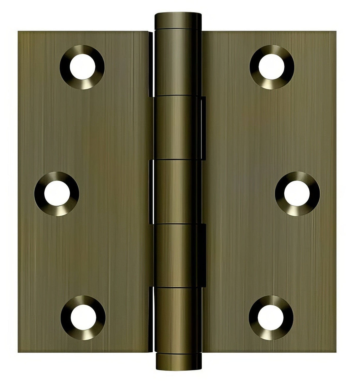 Deltana DSB35 antique brass door hinge