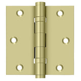 Deltana DSB35B3-UNL unlaquered door hinge