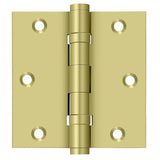 Deltana DSB35B3 polished brass door hinge