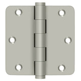Deltana DSB35R415-R satin nickel door hinge