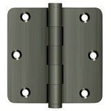 Deltana DSB35R415A-R antique nickel door hinge