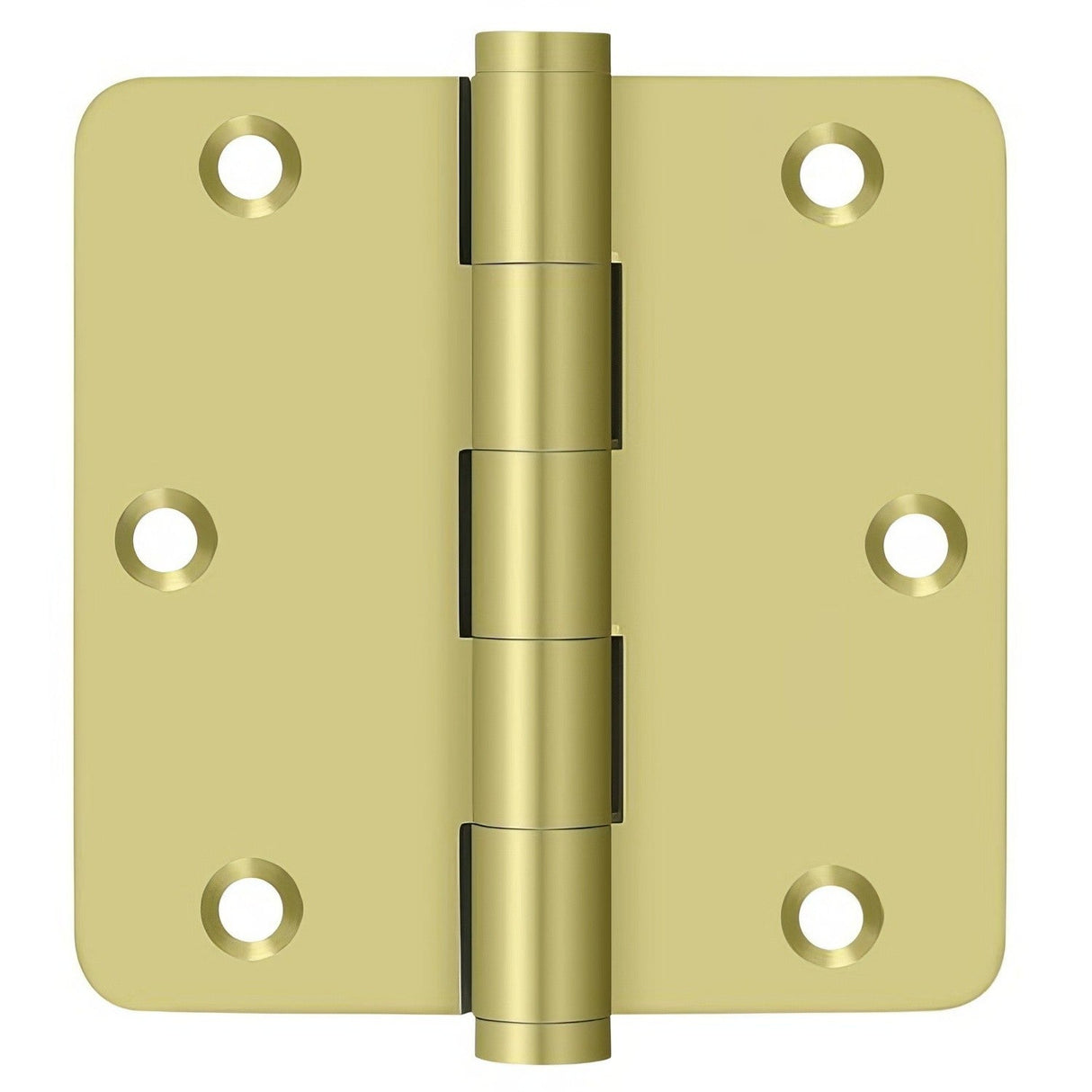 Deltana DSB35R43 polished brass door hinge