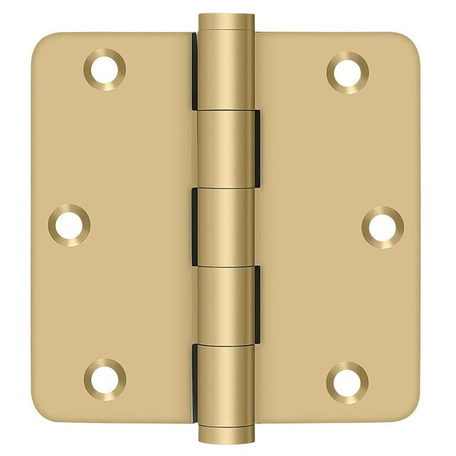 Deltana DSB35R44 brushed brass door hinge
