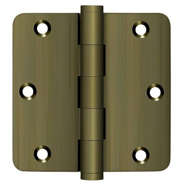 Deltana DSB35R45-R antique brass door hinge
