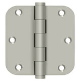 Deltana DSB35R515 satin nickel door hinge