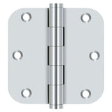 Deltana DSB35R526 polished chrome door hinge