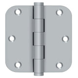 Deltana DSB35R526D satin chrome door hinge
