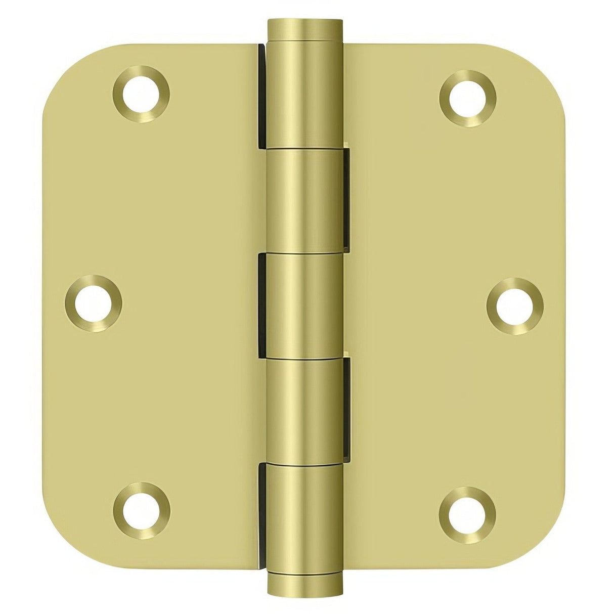 Deltana DSB35R53 polished brass door hinge