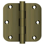Deltana DSB35R55 antique brass door hinge