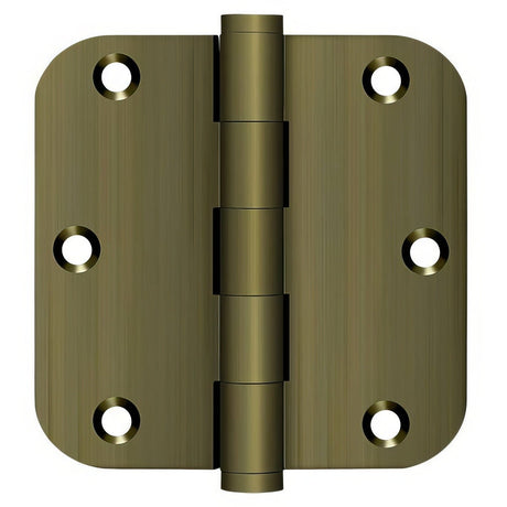 Deltana DSB35R55 antique brass door hinge