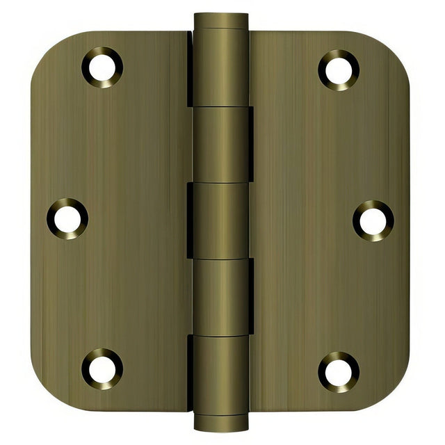 Deltana DSB35R55 antique brass door hinge