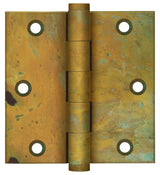 Deltana DSB35RT door hinge in satin stainless, additional view