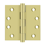 Deltana DSB43 polished brass door hinge