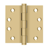 Deltana DSB44 satin brass door hinge