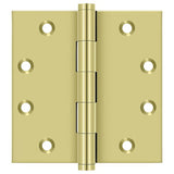 Deltana DSB453 polished brass door hinge