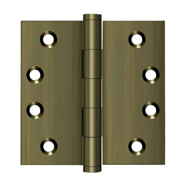 Deltana DSB45 antique brass door hinge