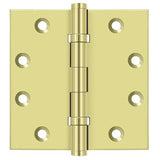 Deltana DSB45B3 polished brass door hinge