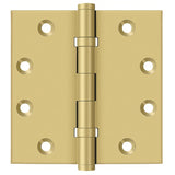 Deltana DSB45B4 satin brass door hinge
