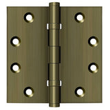 Deltana DSB45B5 antique brass door hinge