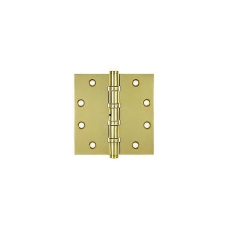 Deltana DSB45NB3 polished brass door hinge