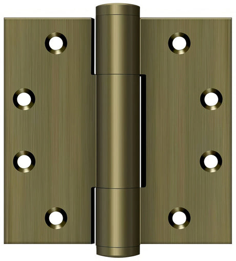 Deltana DSB45RM5 antique brass door hinge